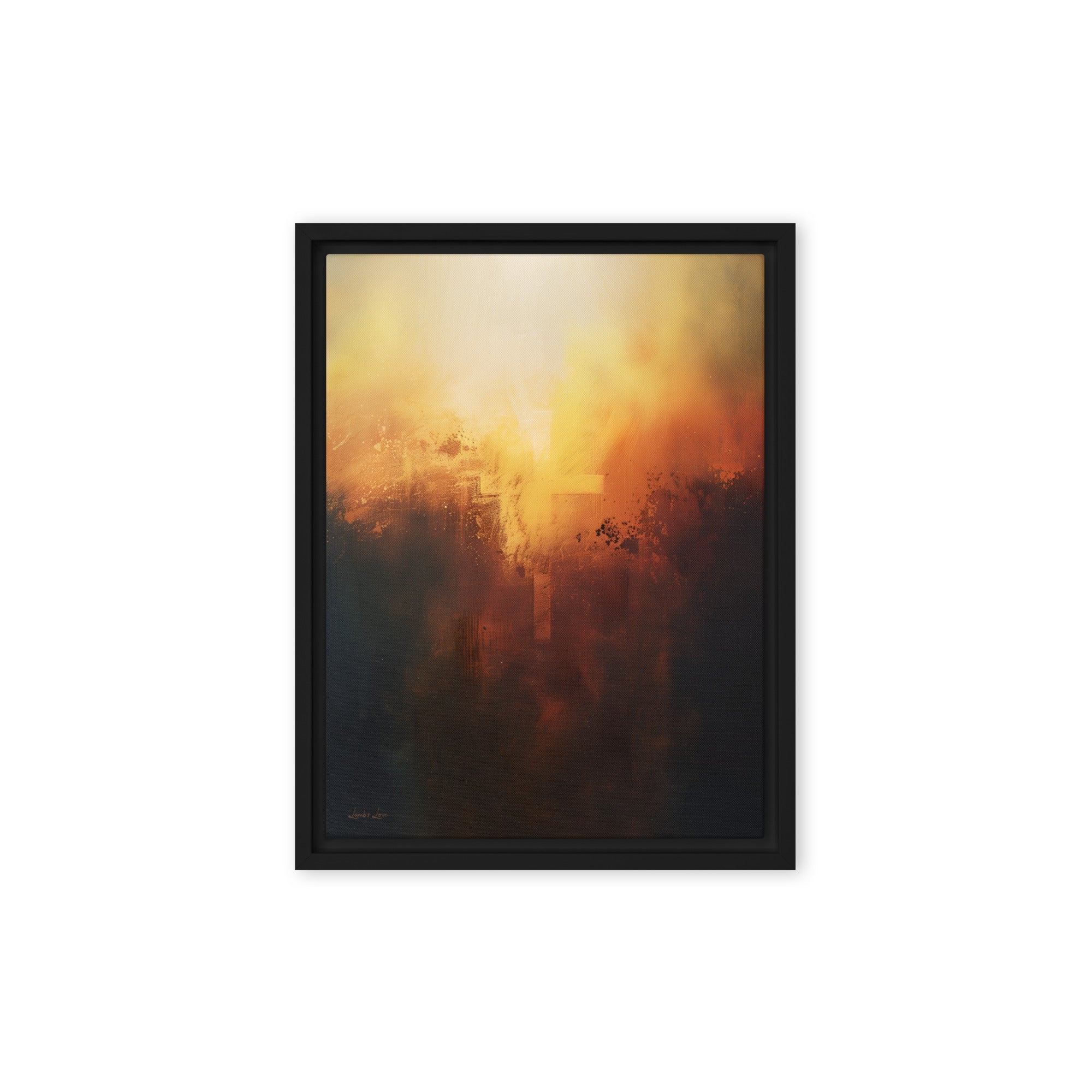 I Am the Light of the World, Framed Canvas - Lamb’s Love