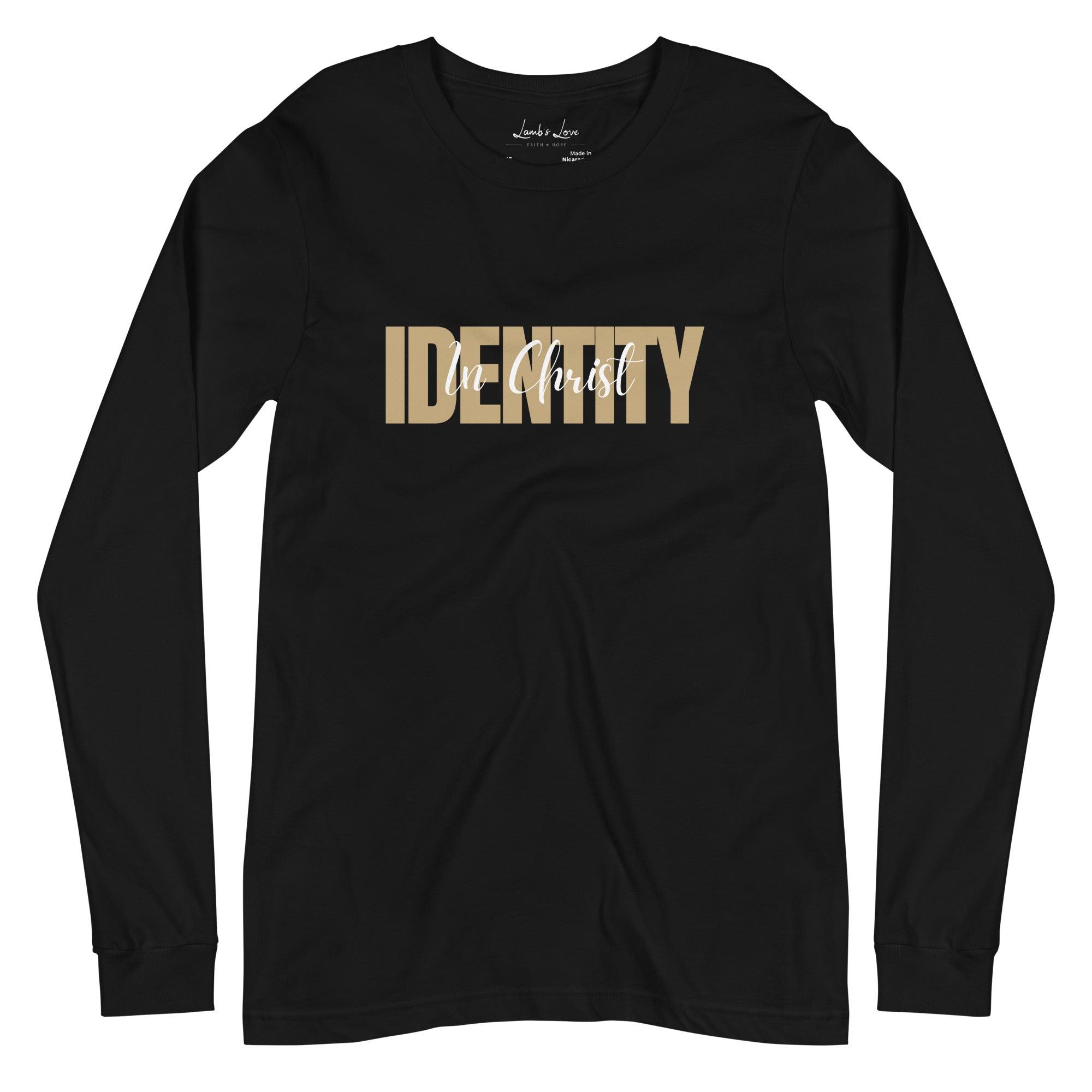 Identity in Christ, Men's Long Sleeve Tee - Lamb’s Love