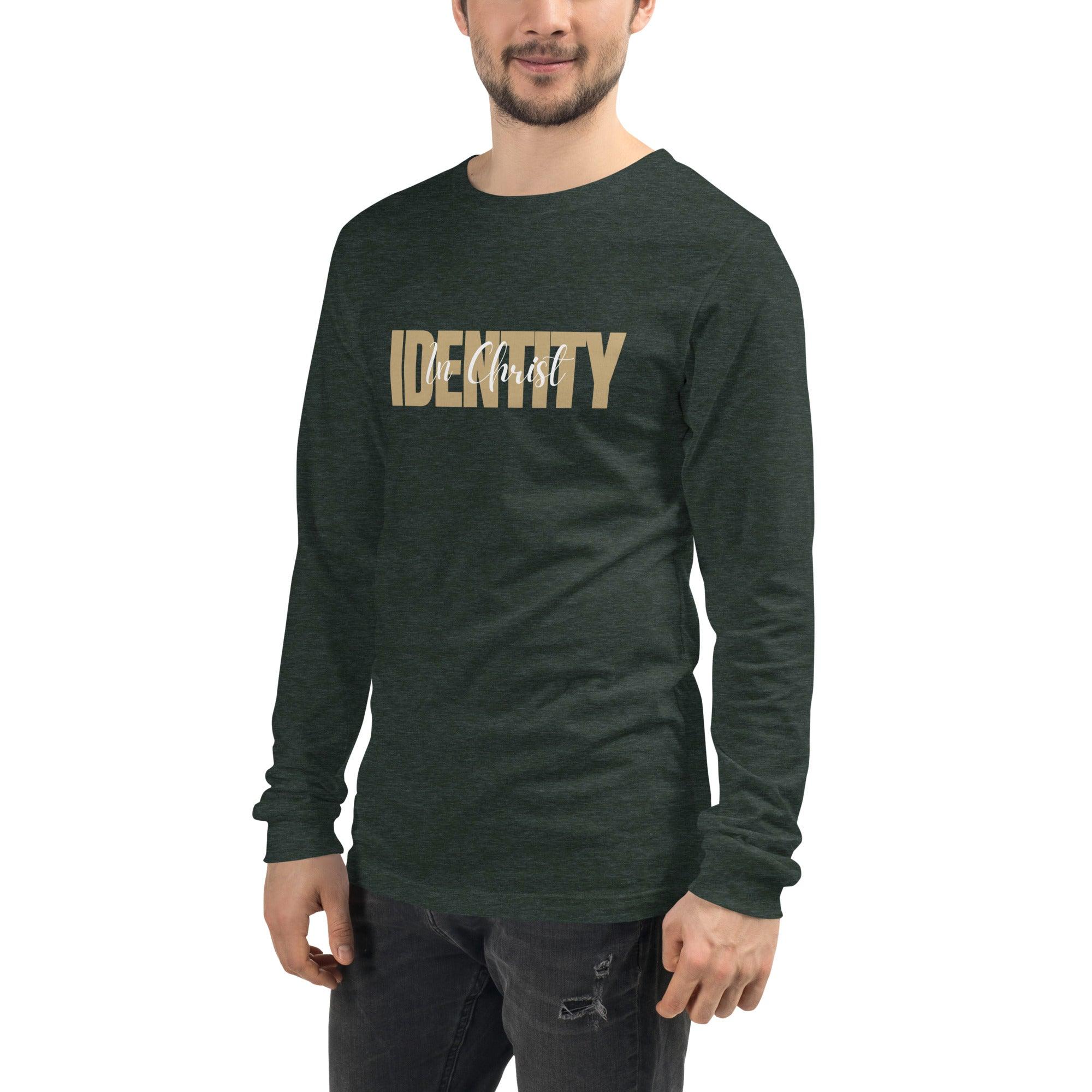 Identity in Christ, Men's Long Sleeve Tee - Lamb’s Love