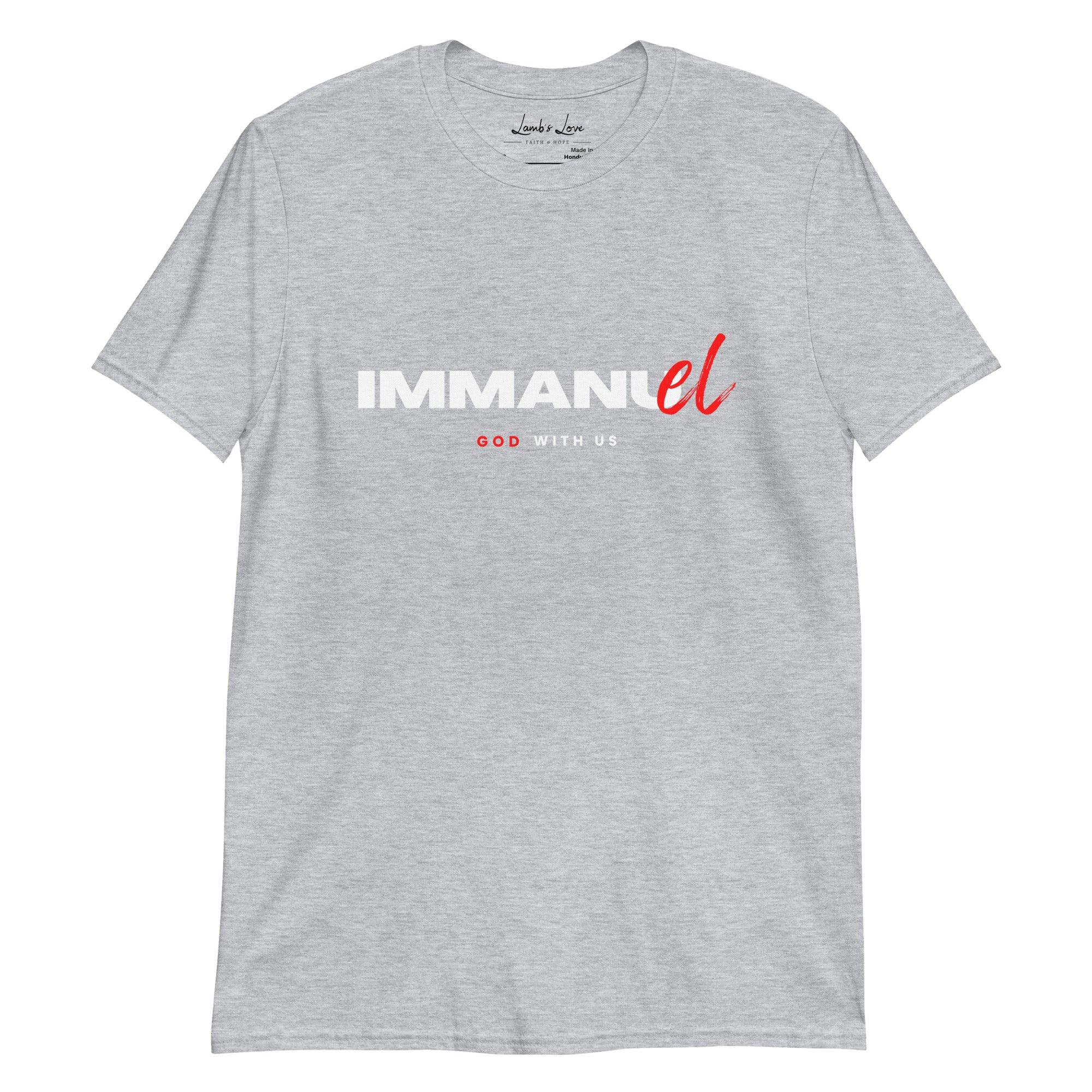 Immanuel God with us, Men's T-Shirt - Lamb’s Love