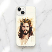 Jesus Crown of Thorns, MagSafe Compatible Christian Phone Case, Jesus King of Kings