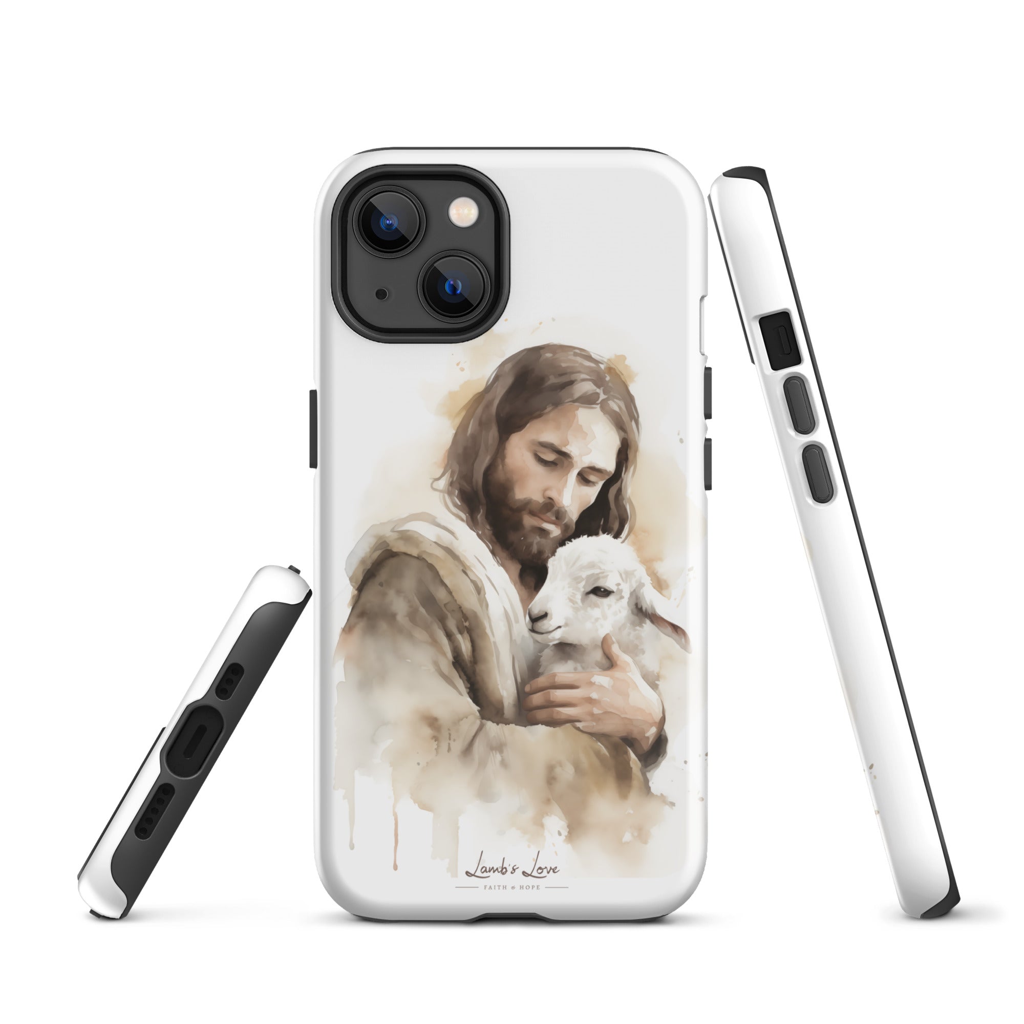 Jesus the Good Shepherd, Dual - layer Case for iPhone - Lamb’s Love