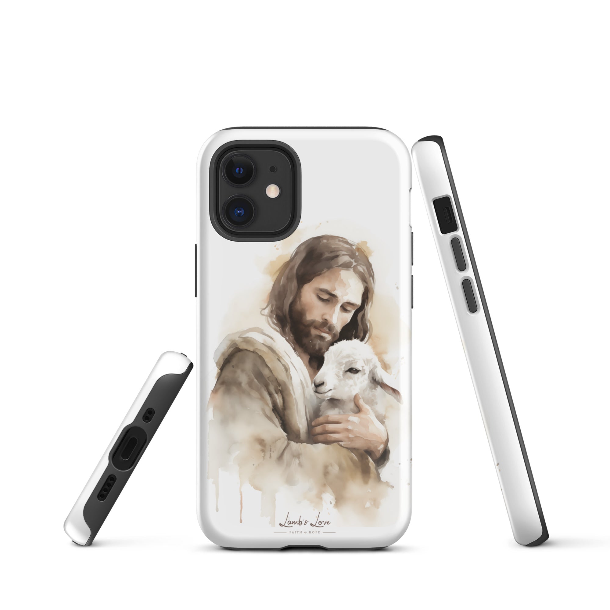 Jesus the Good Shepherd, Dual - layer Case for iPhone - Lamb’s Love