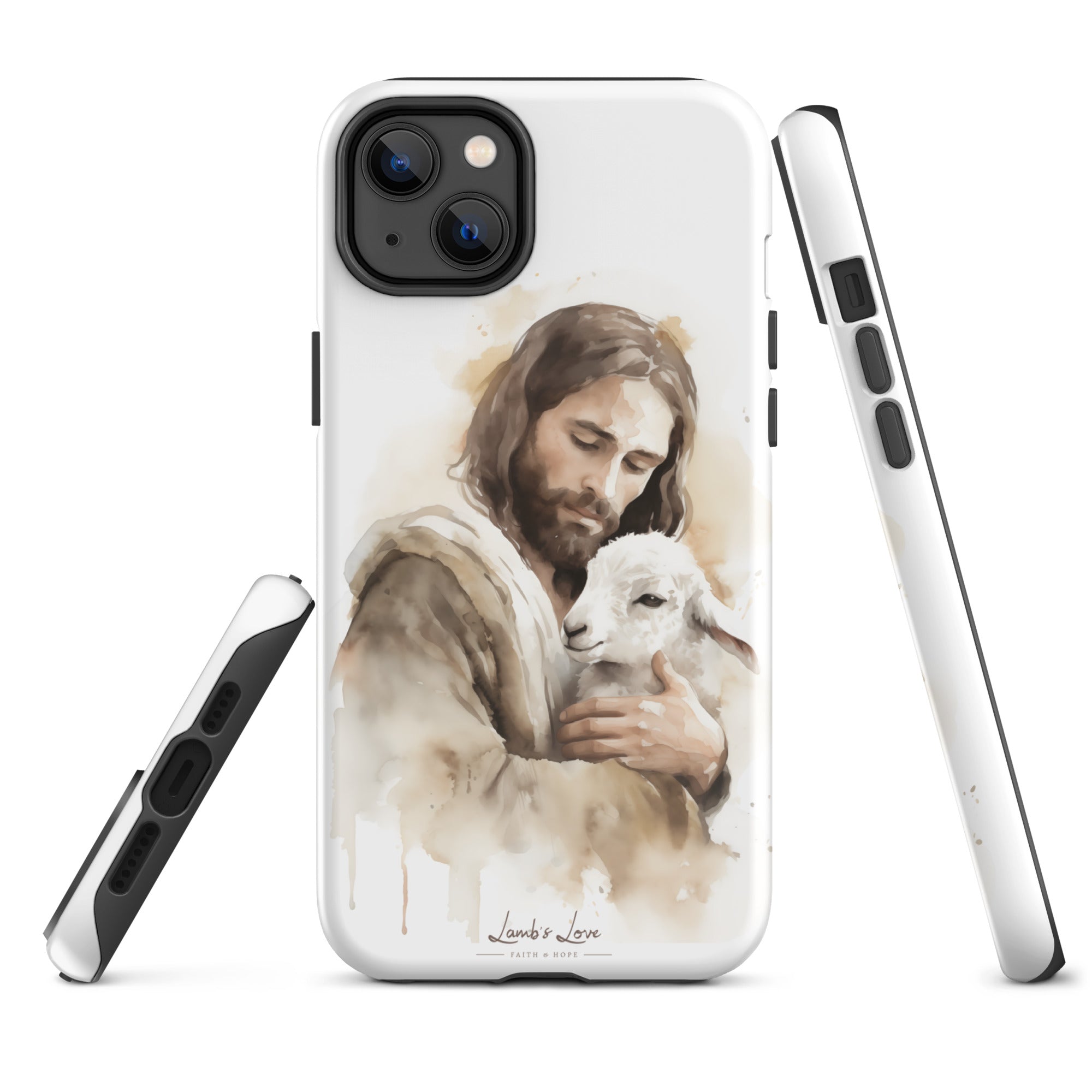 Jesus the Good Shepherd, Dual - layer Case for iPhone - Lamb’s Love