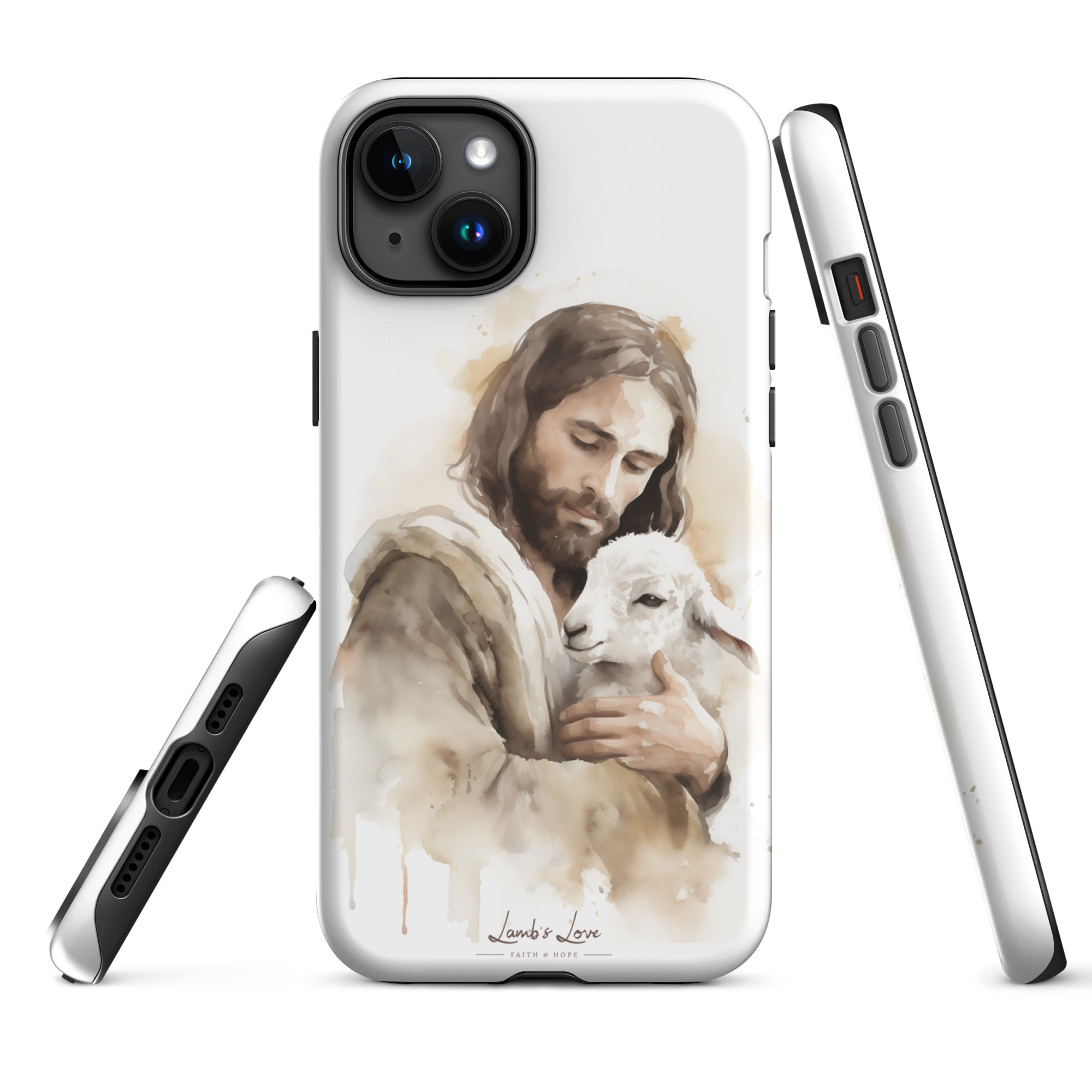 Jesus the Good Shepherd, Dual - layer Case for iPhone - Lamb’s Love