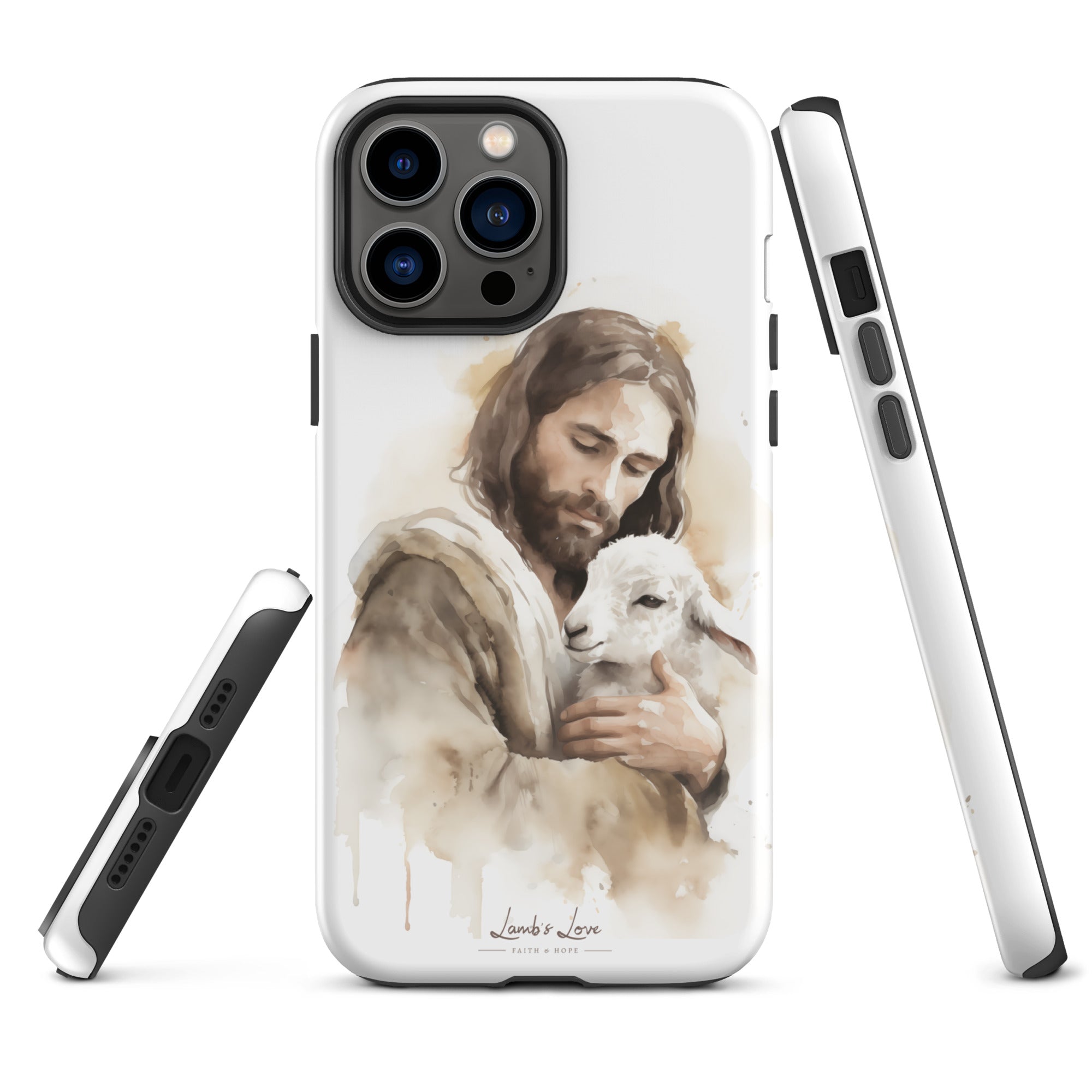 Jesus the Good Shepherd, Dual - layer Case for iPhone - Lamb’s Love