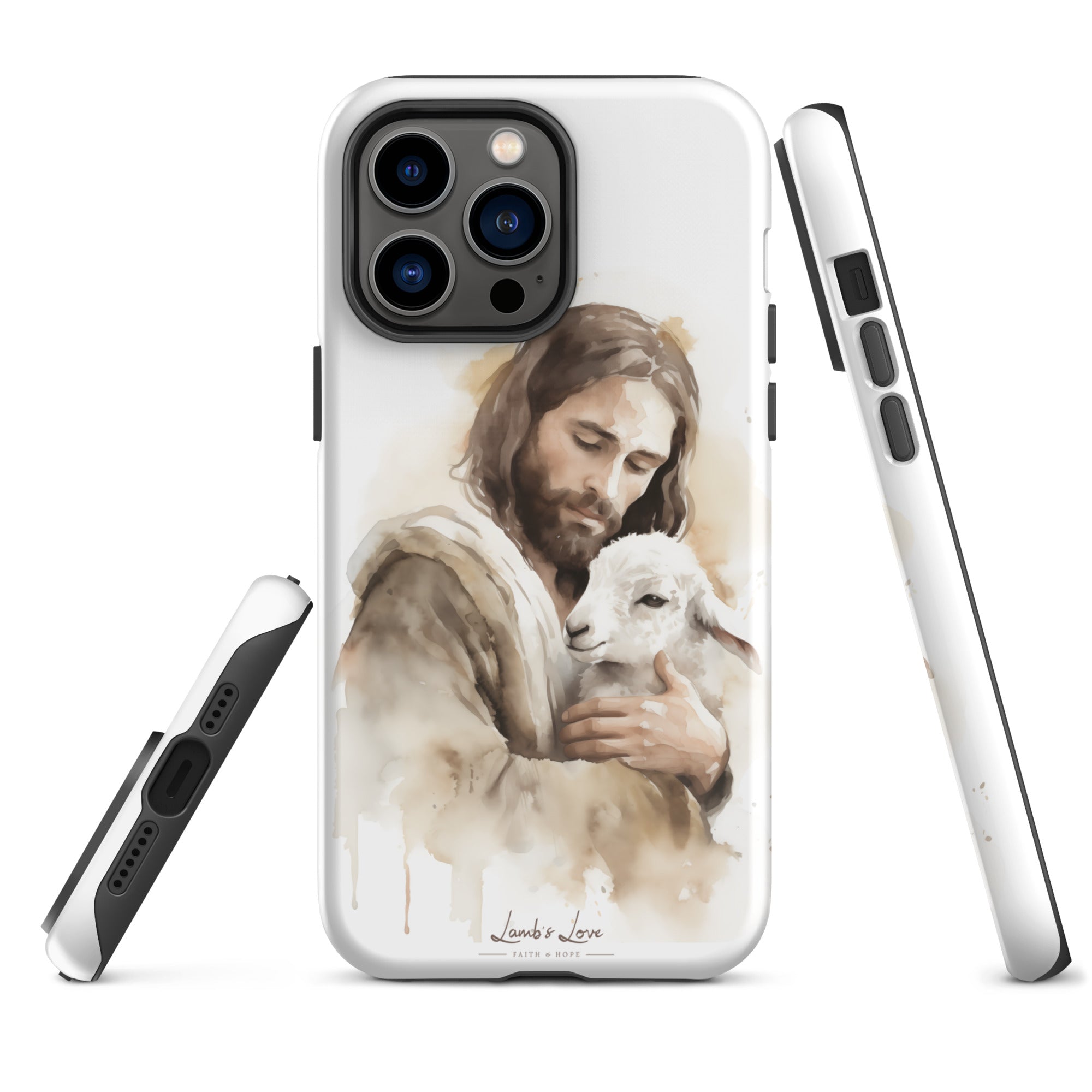 Jesus the Good Shepherd, Dual - layer Case for iPhone - Lamb’s Love