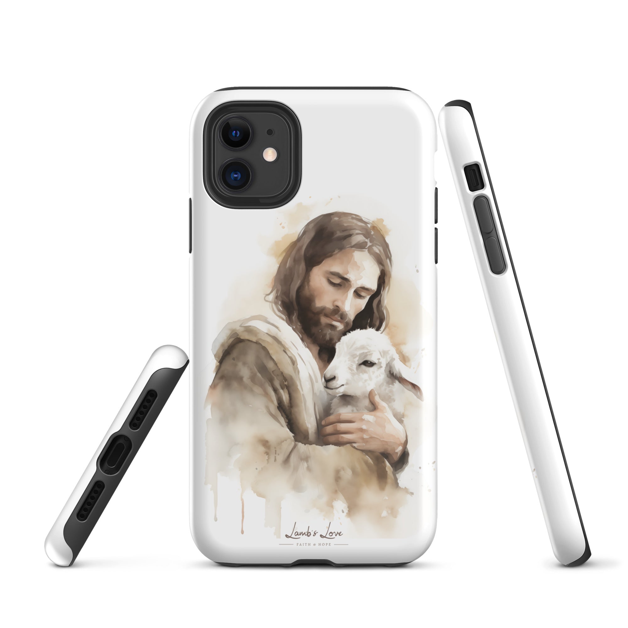 Jesus the Good Shepherd, Dual - layer Case for iPhone - Lamb’s Love