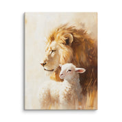 Jesus the Lion and the Lamb, Canvas - Lamb’s Love