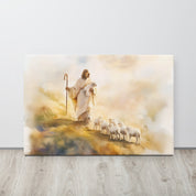 Jesus the Loving Shepherd, Canvas - Lamb’s Love