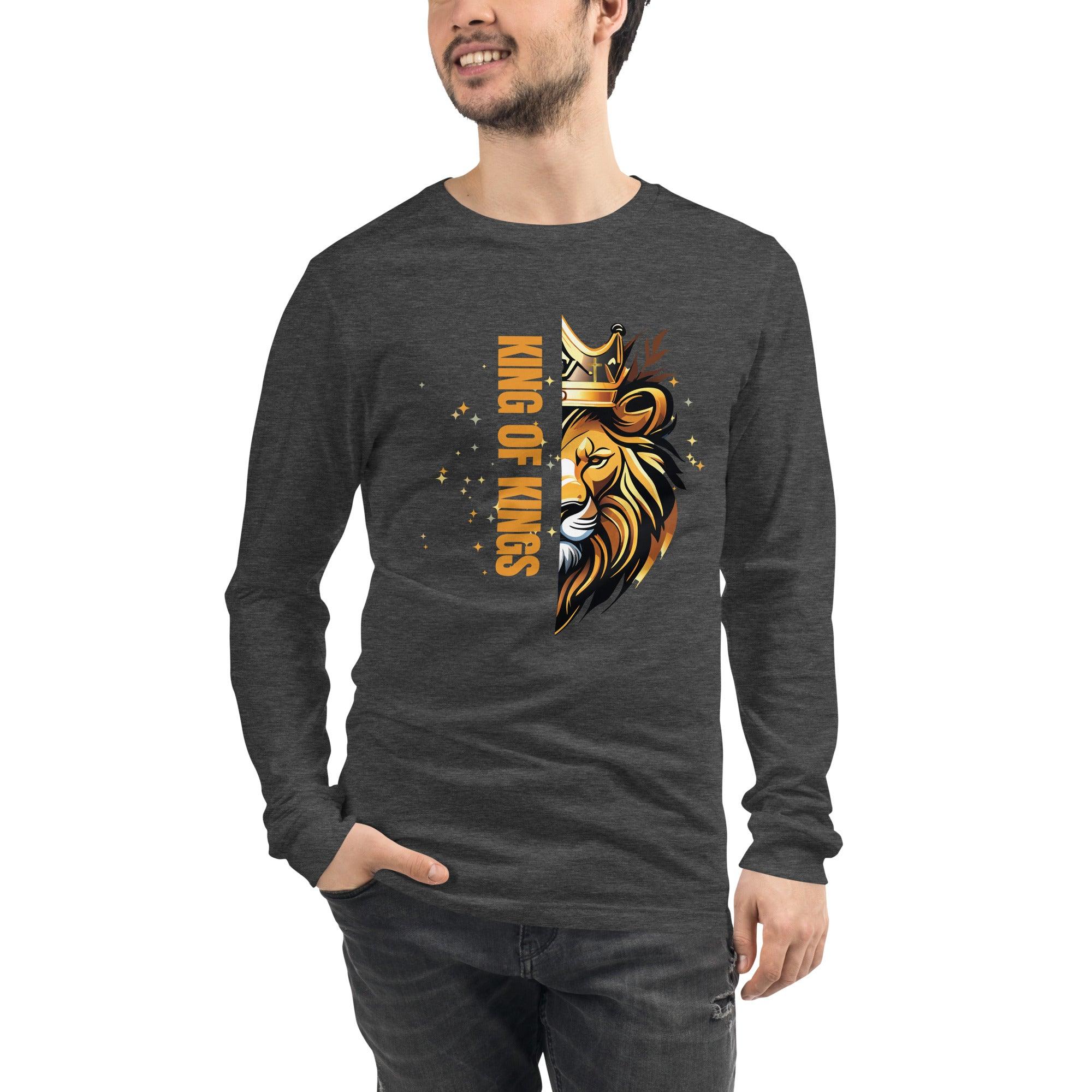 King of Kings, Men's Long Sleeve Tee - Lamb’s Love