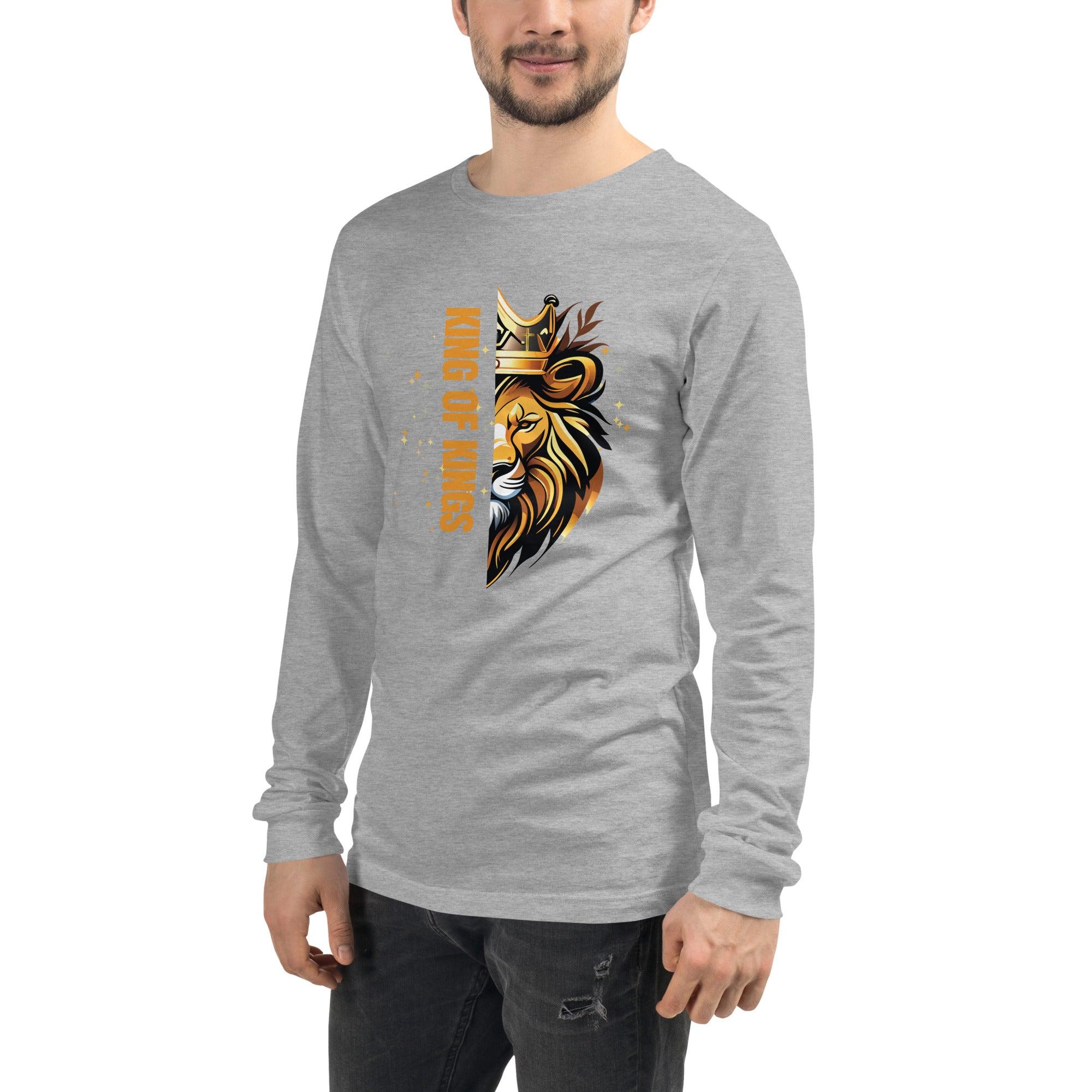 King of Kings, Men's Long Sleeve Tee - Lamb’s Love