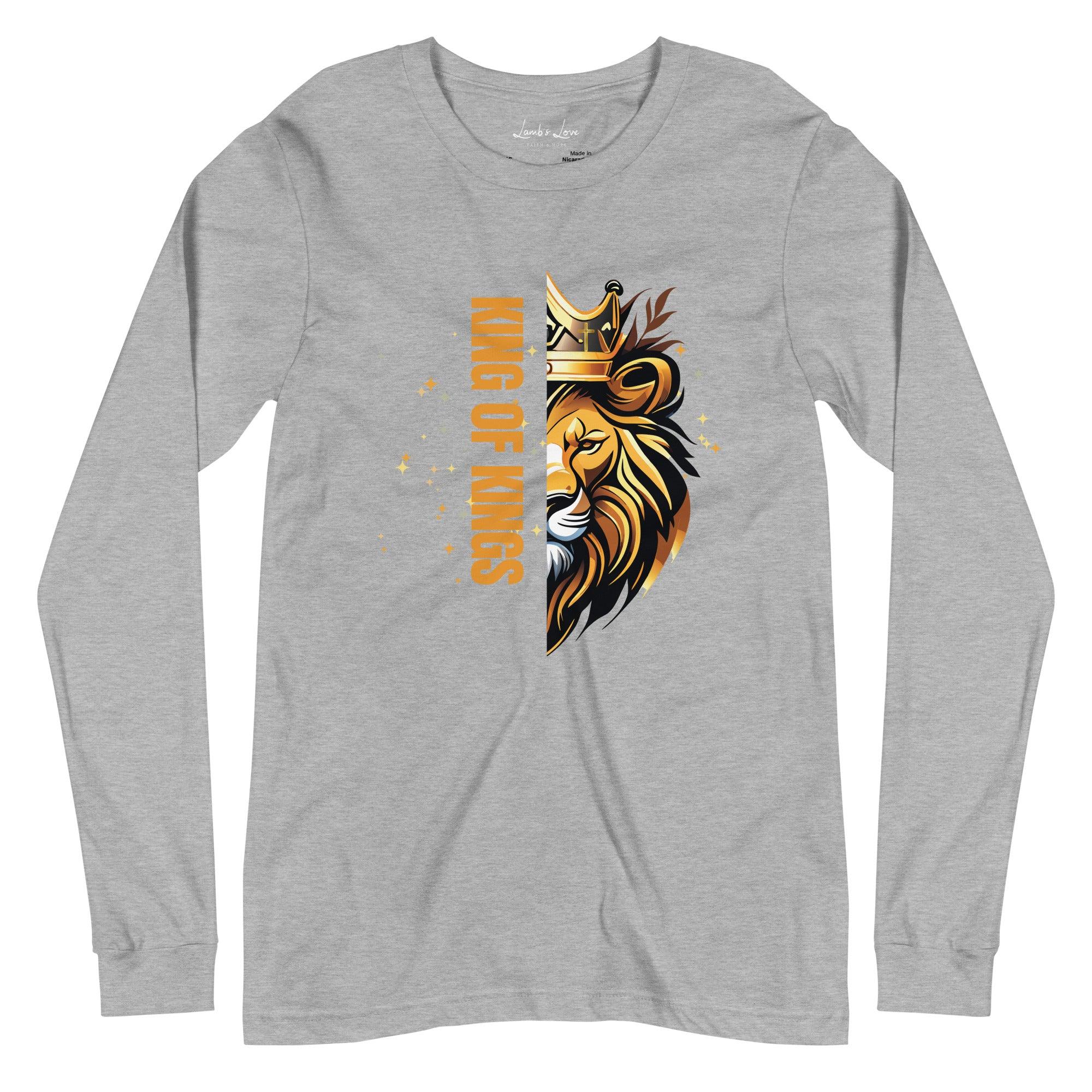 King of Kings, Men's Long Sleeve Tee - Lamb’s Love