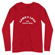 Lamb's Love the Faith & Hope, Women's Long Sleeve Tee - Lamb’s Love