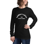 Lamb's Love the Faith & Hope, Women's Long Sleeve Tee - Lamb’s Love