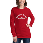 Lamb's Love the Faith & Hope, Women's Long Sleeve Tee - Lamb’s Love