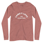 Lamb's Love the Faith & Hope, Women's Long Sleeve Tee - Lamb’s Love