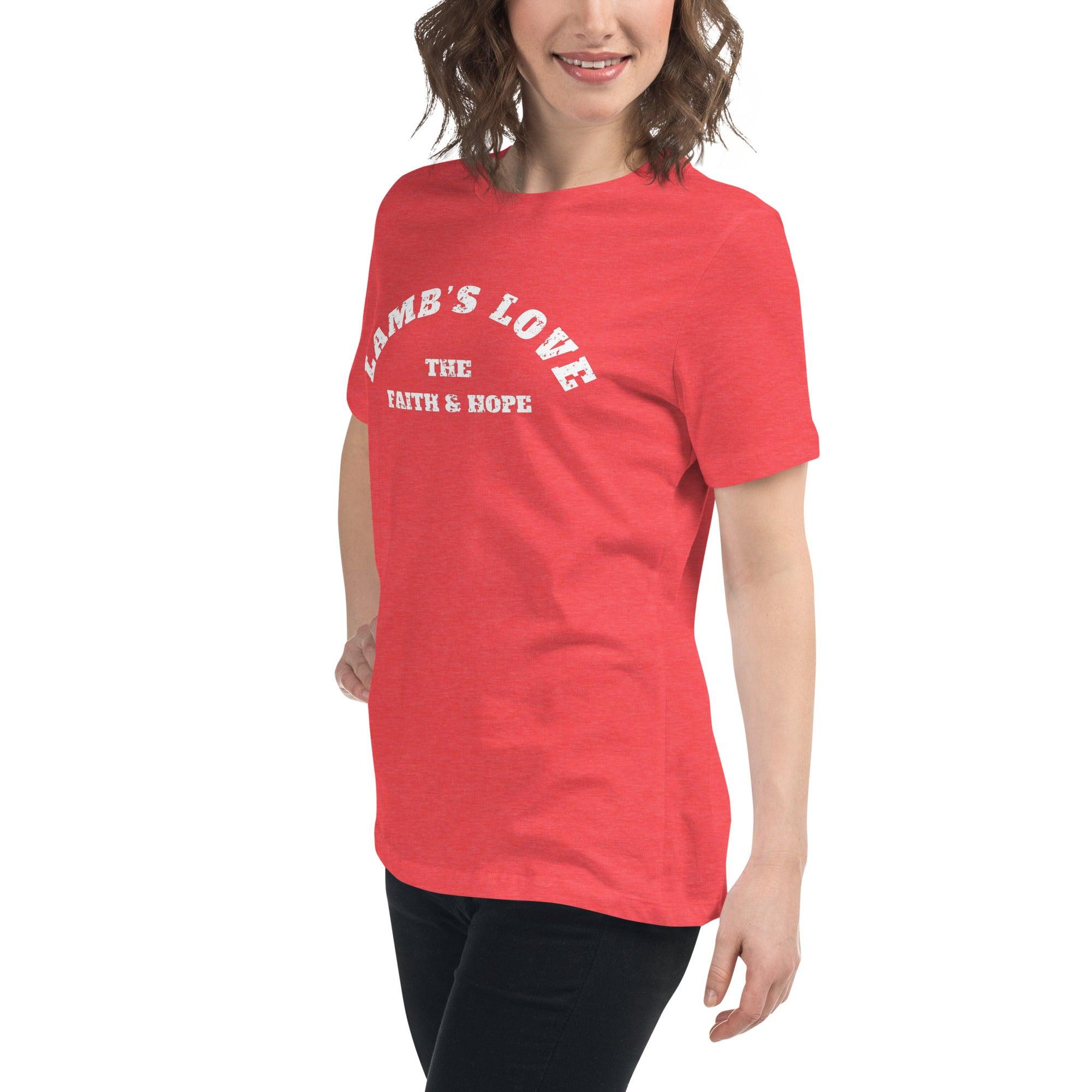 Lamb's Love the Faith & Hope, Women's T-Shirt - Lamb’s Love