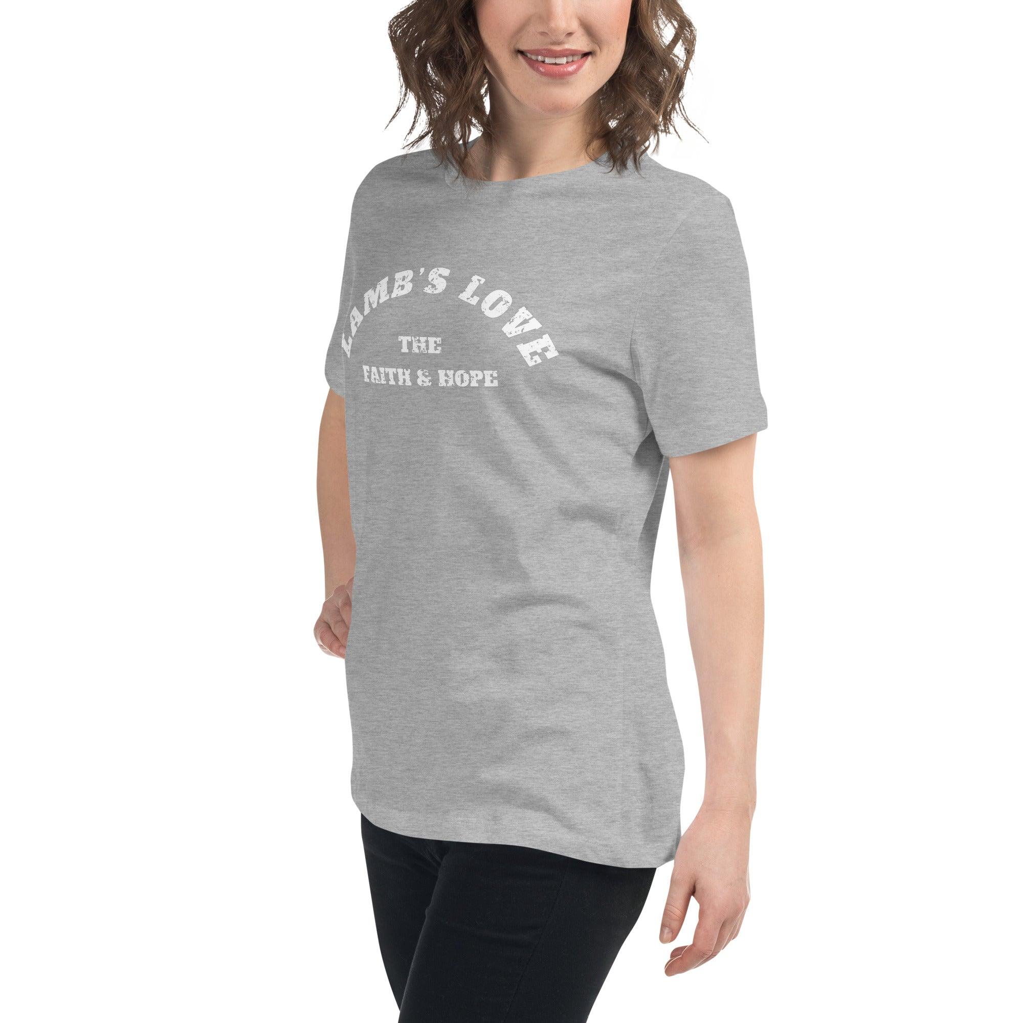 Lamb's Love the Faith & Hope, Women's T-Shirt - Lamb’s Love