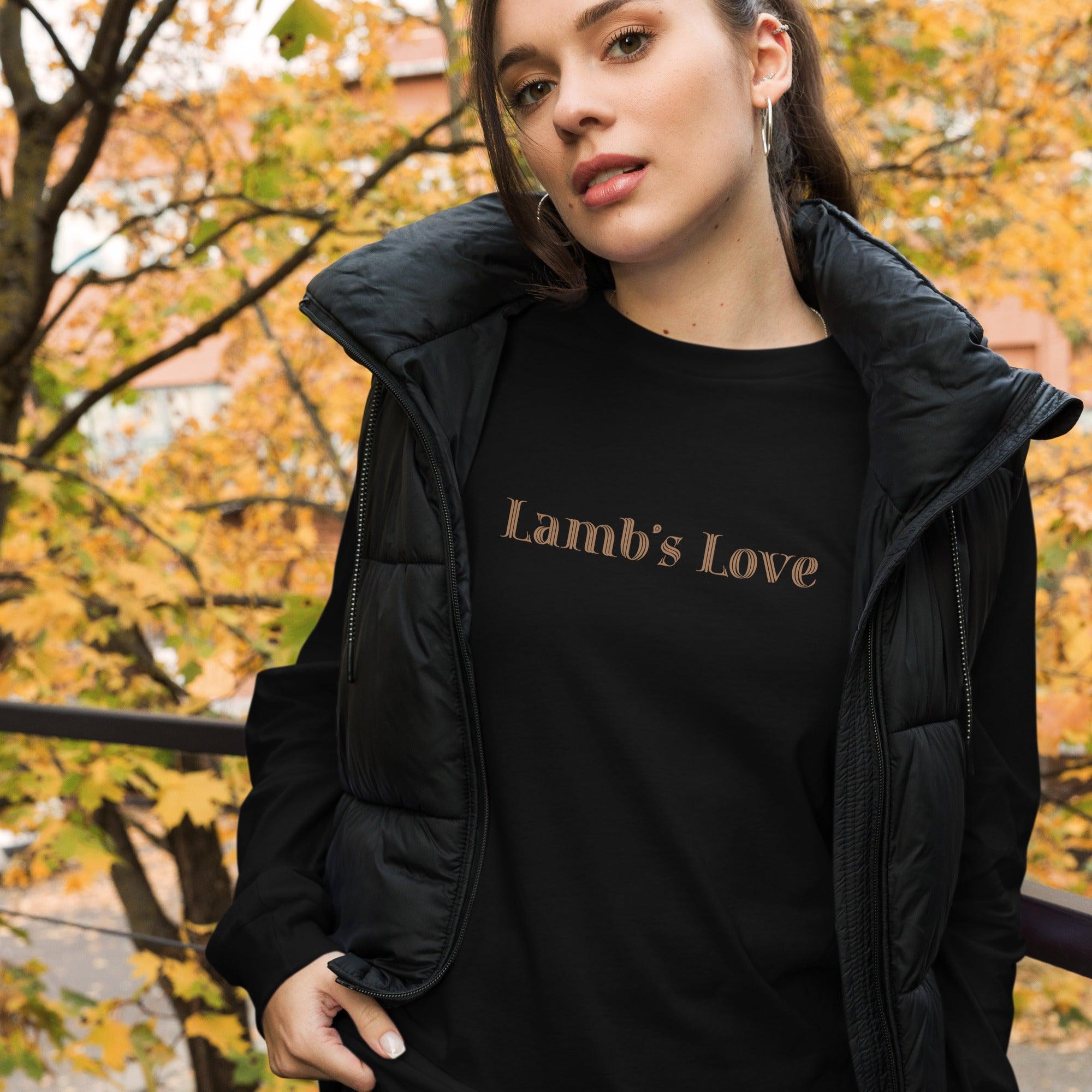 Lamb's Love, Women's Long Sleeve Tee - Lamb’s Love