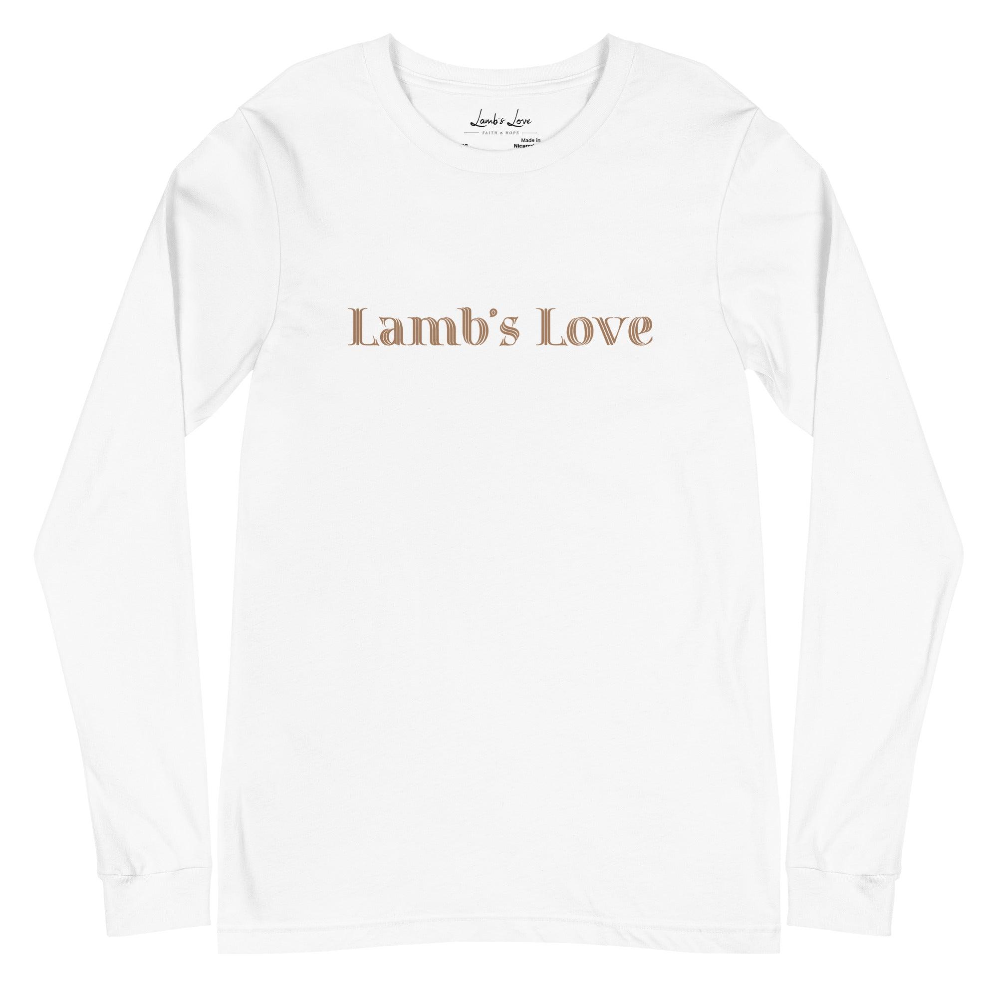 Lamb's Love, Women's Long Sleeve Tee - Lamb’s Love