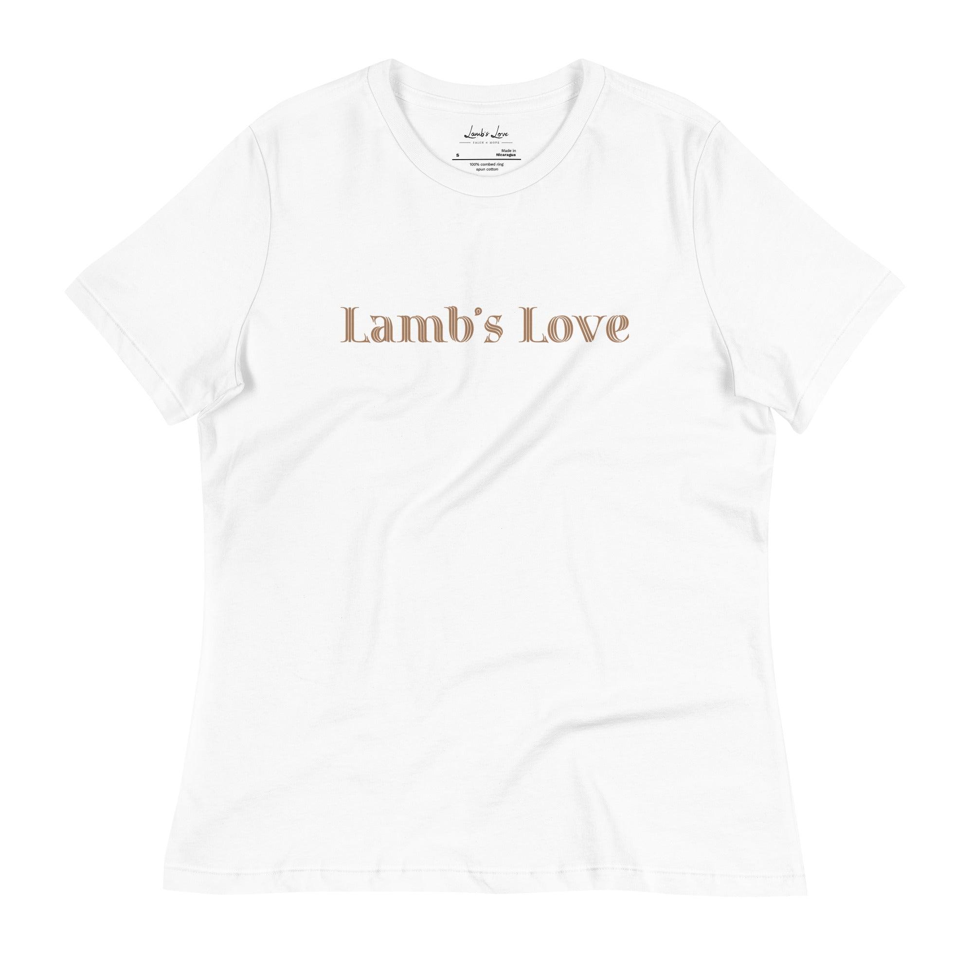 Lamb's Love, Women's T-Shirt - Lamb’s Love