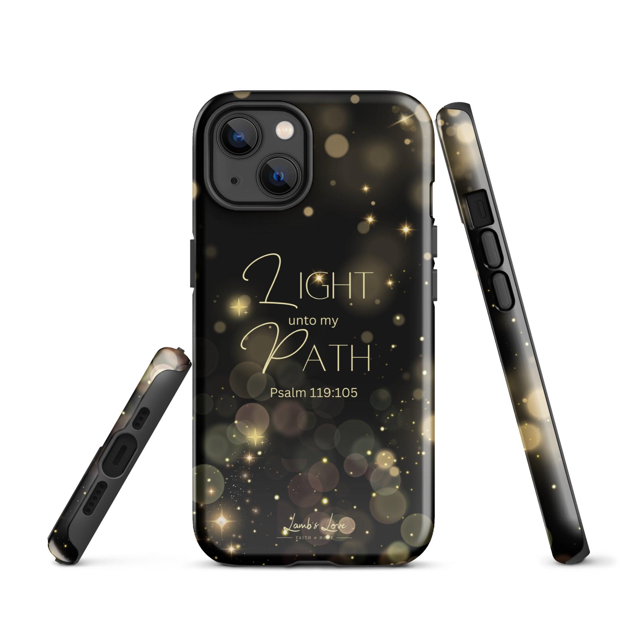 Light unto My Path, Dual-layer Case for iPhone - Lamb’s Love