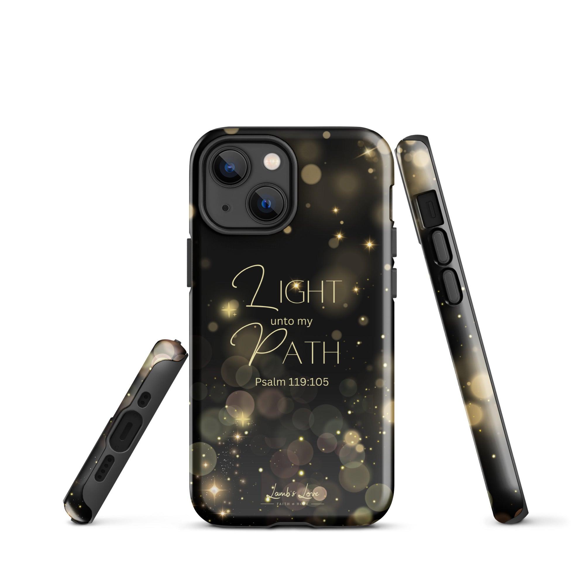 Light unto My Path, Dual-layer Case for iPhone - Lamb’s Love