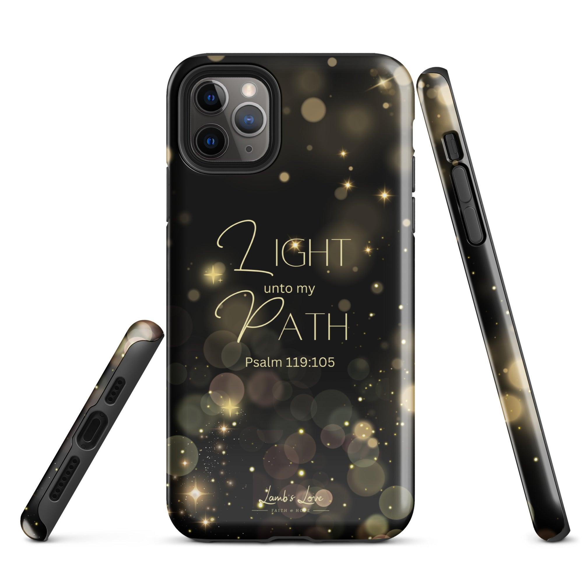 Light unto My Path, Dual-layer Case for iPhone - Lamb’s Love