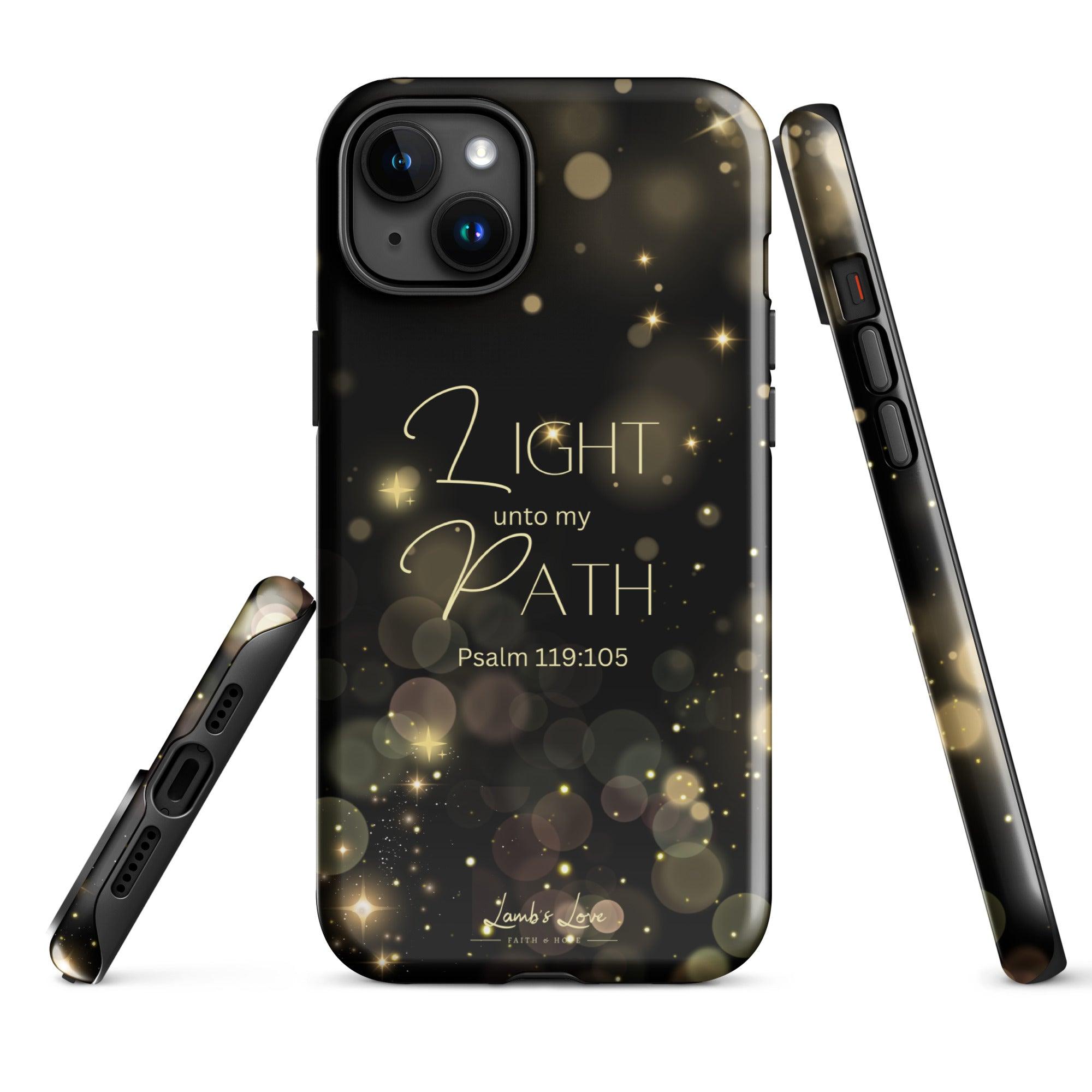 Light unto My Path, Dual-layer Case for iPhone - Lamb’s Love