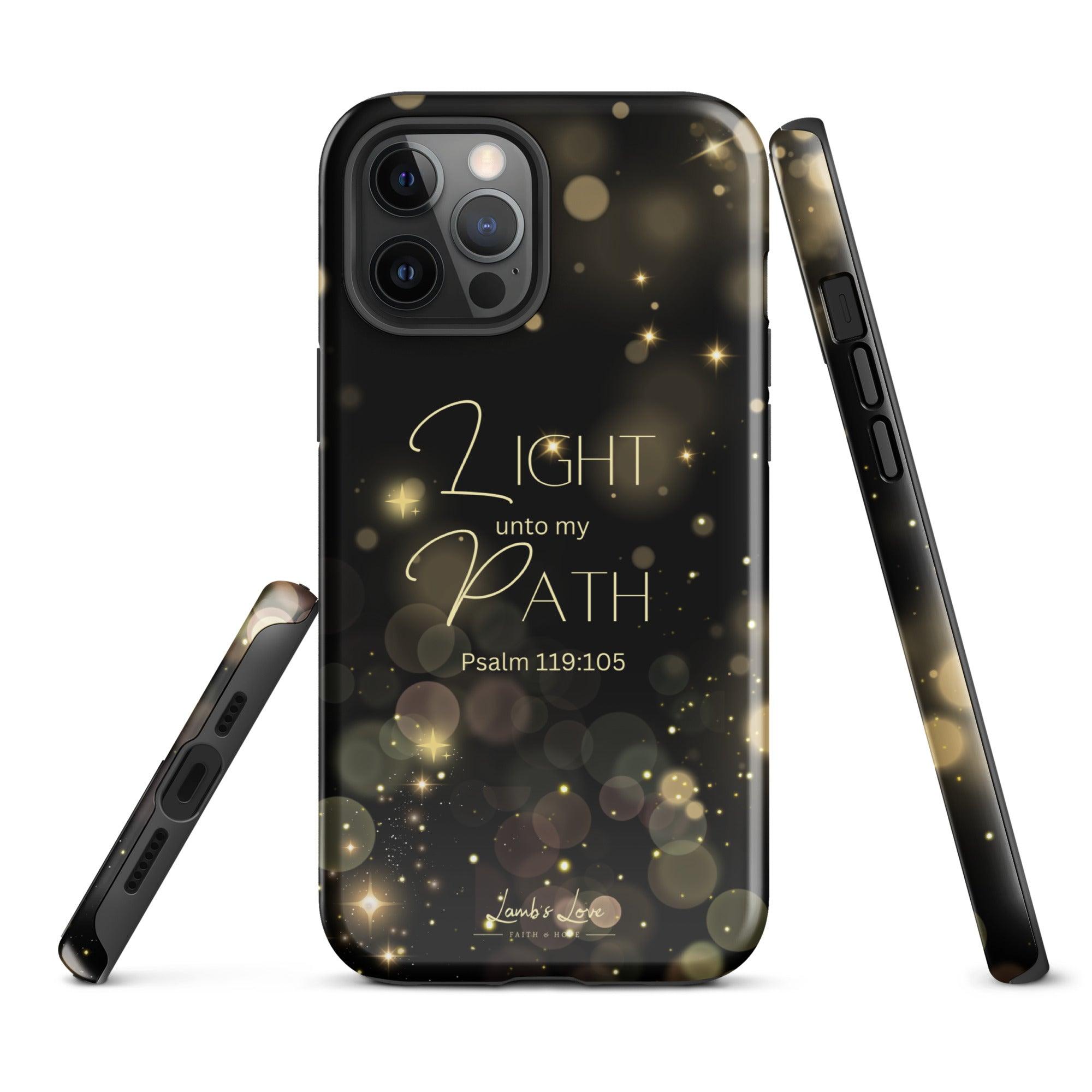 Light unto My Path, Dual-layer Case for iPhone - Lamb’s Love