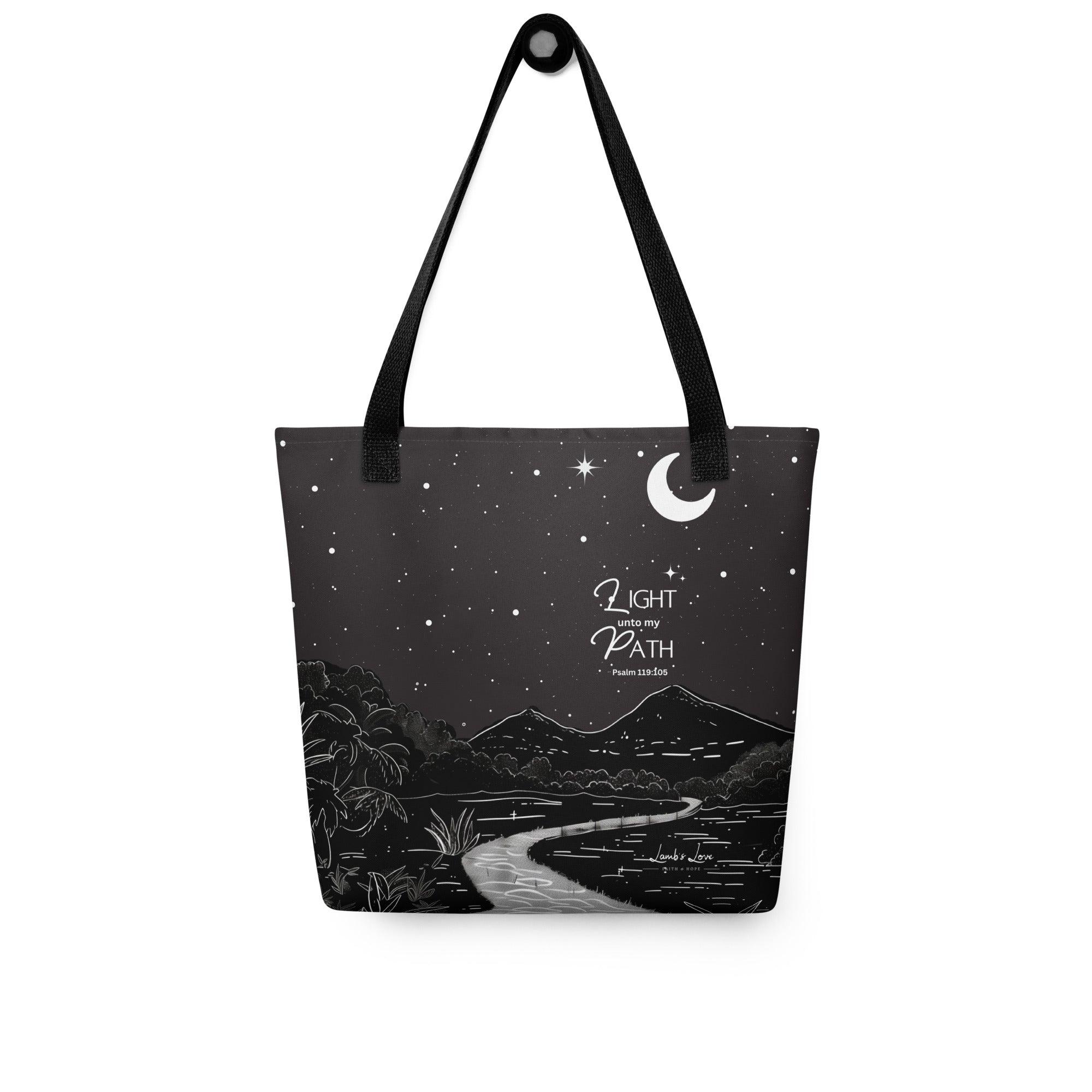 Light unto My Path, Tote Bag - Lamb’s Love