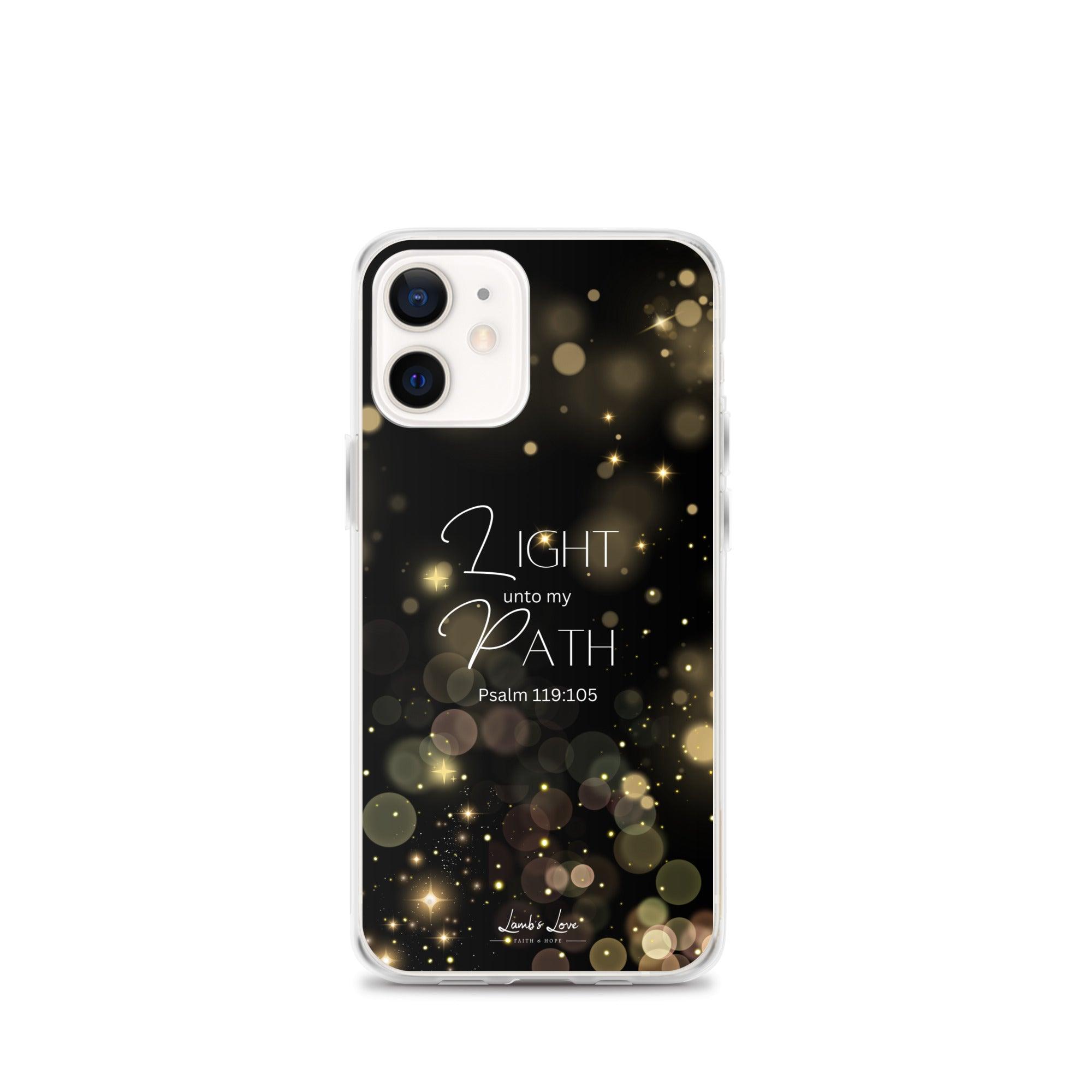 Light unto Path, Clear-edge Case for iPhone - Lamb’s Love