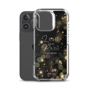 Light unto Path, Clear - edge Case for iPhone - Lamb’s Love