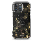 Light unto Path, Clear - edge Case for iPhone - Lamb’s Love