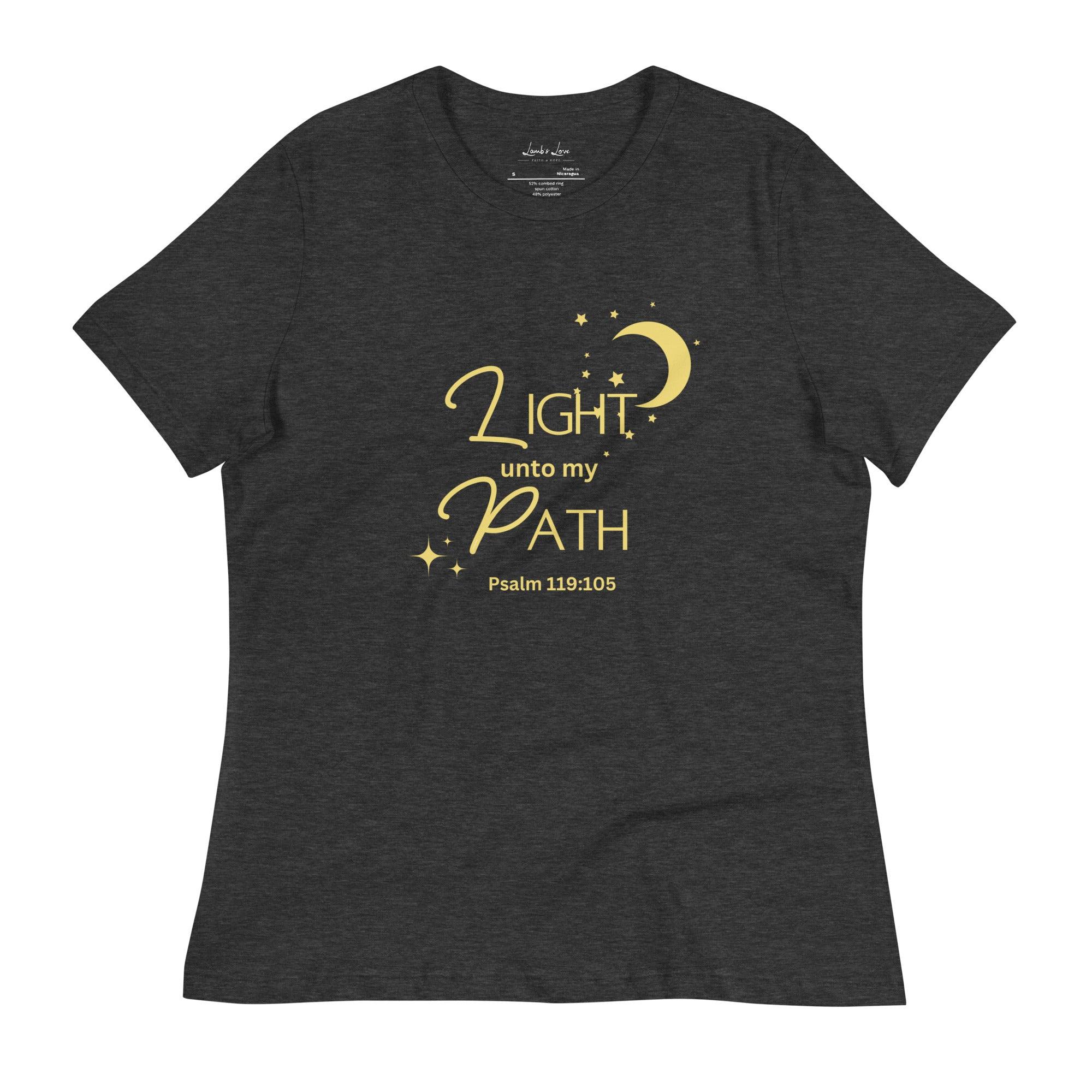 Light unto Path, Women's T-Shirt - Lamb’s Love