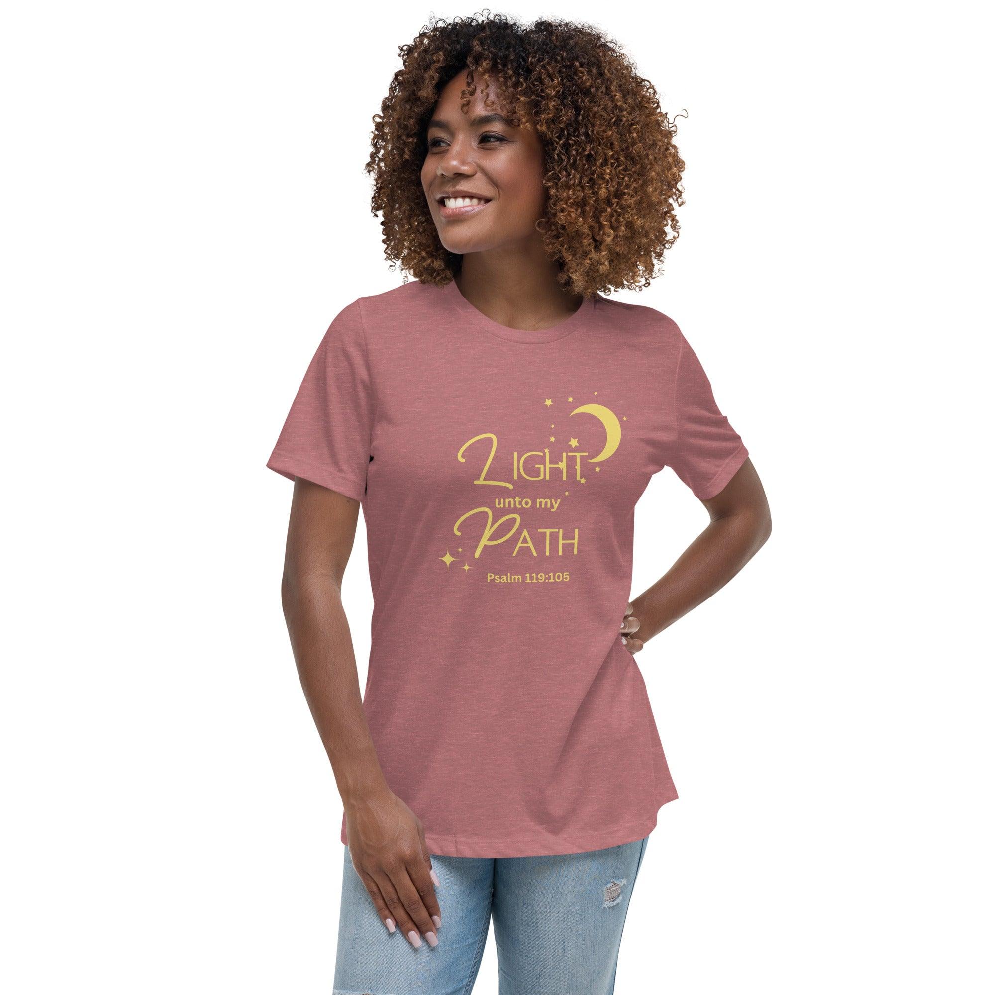 Light unto Path, Women's T-Shirt - Lamb’s Love