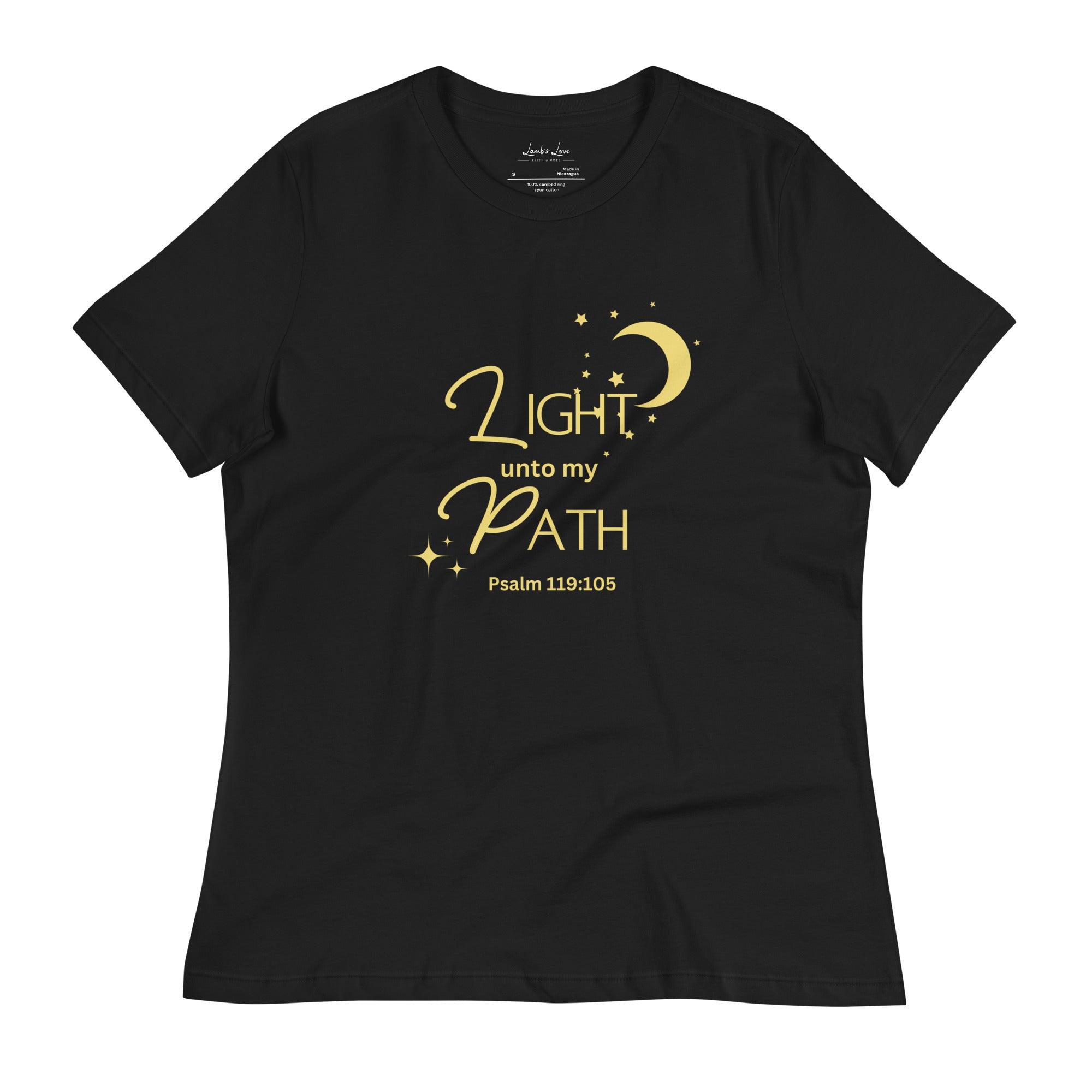 Light unto Path, Women's T-Shirt - Lamb’s Love