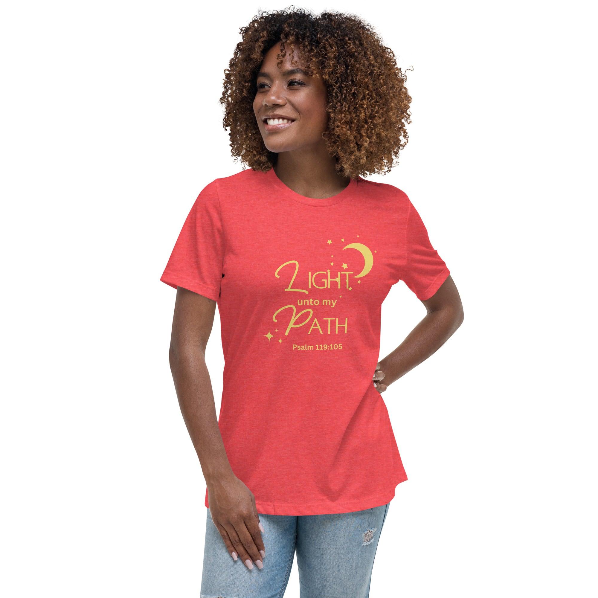 Light unto Path, Women's T-Shirt - Lamb’s Love