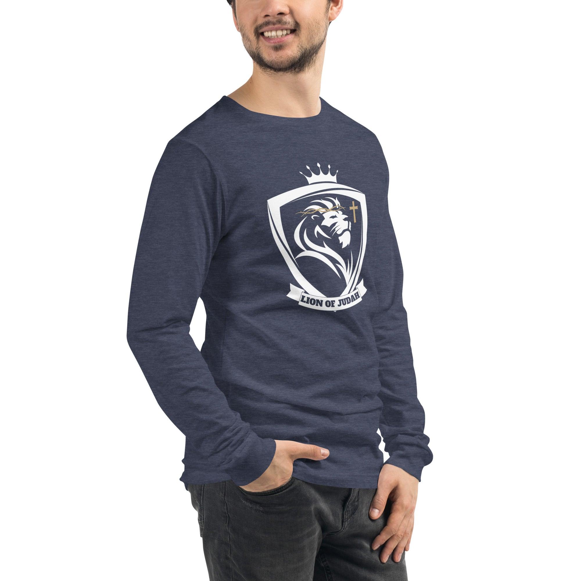 Lion of Judah, Men's Long Sleeve Tee - Lamb’s Love