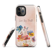 Live by Faith, Dual-layer Case for iPhone - Lamb’s Love