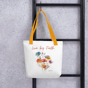 Live by Faith, Tote Bag - Lamb’s Love