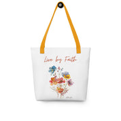 Live by Faith, Tote Bag - Lamb’s Love