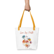 Live by Faith, Tote Bag - Lamb’s Love