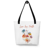 Live by Faith, Tote Bag - Lamb’s Love