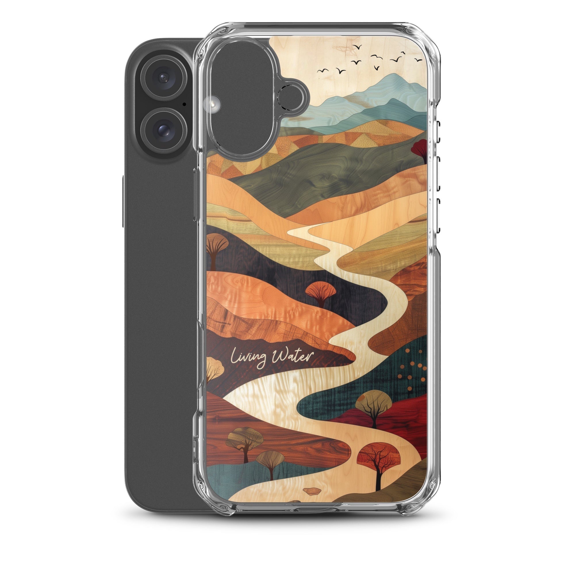 Living Water, Clear - edge Case for iPhone - Lamb’s Love