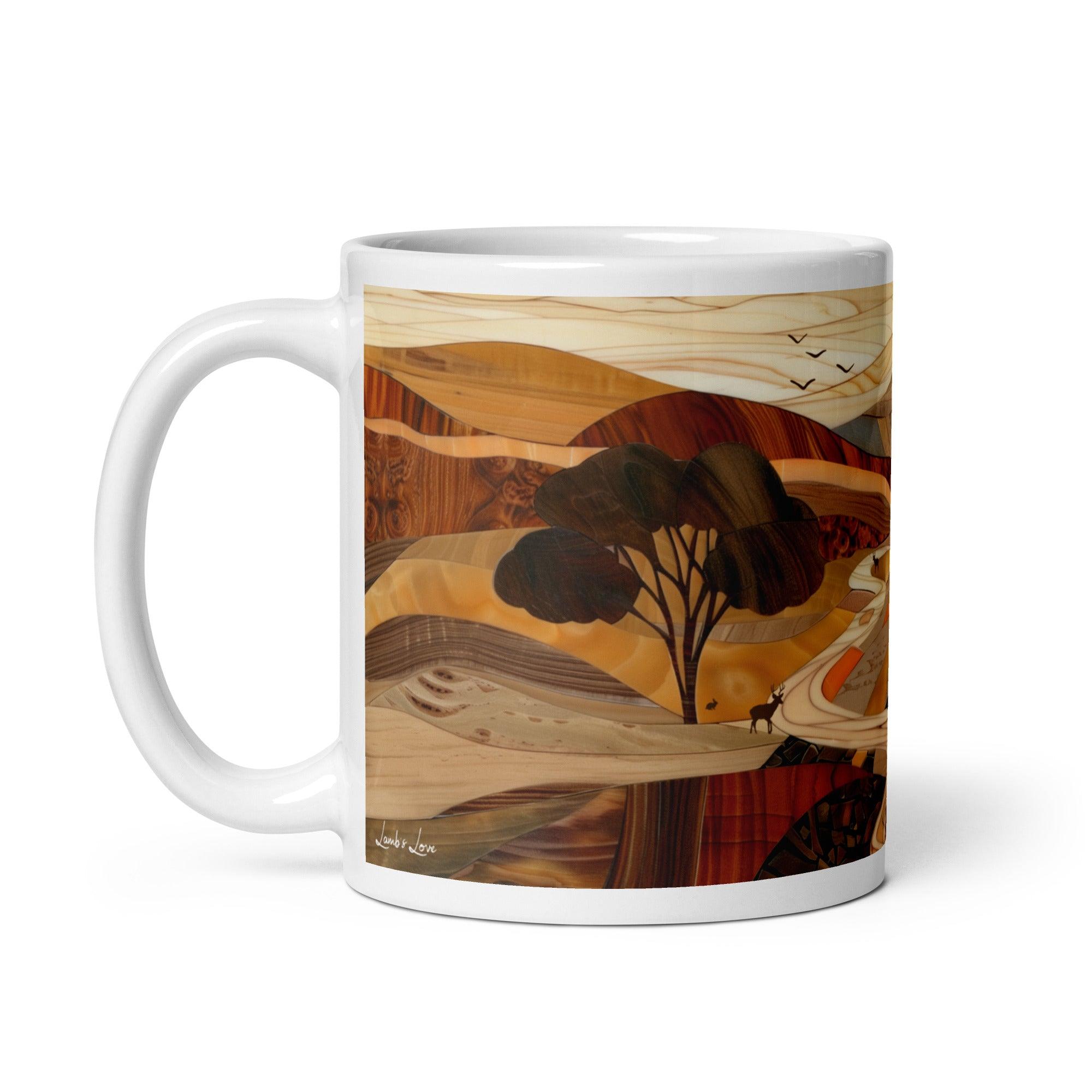 Living Water, White Interior Mug - Lamb’s Love