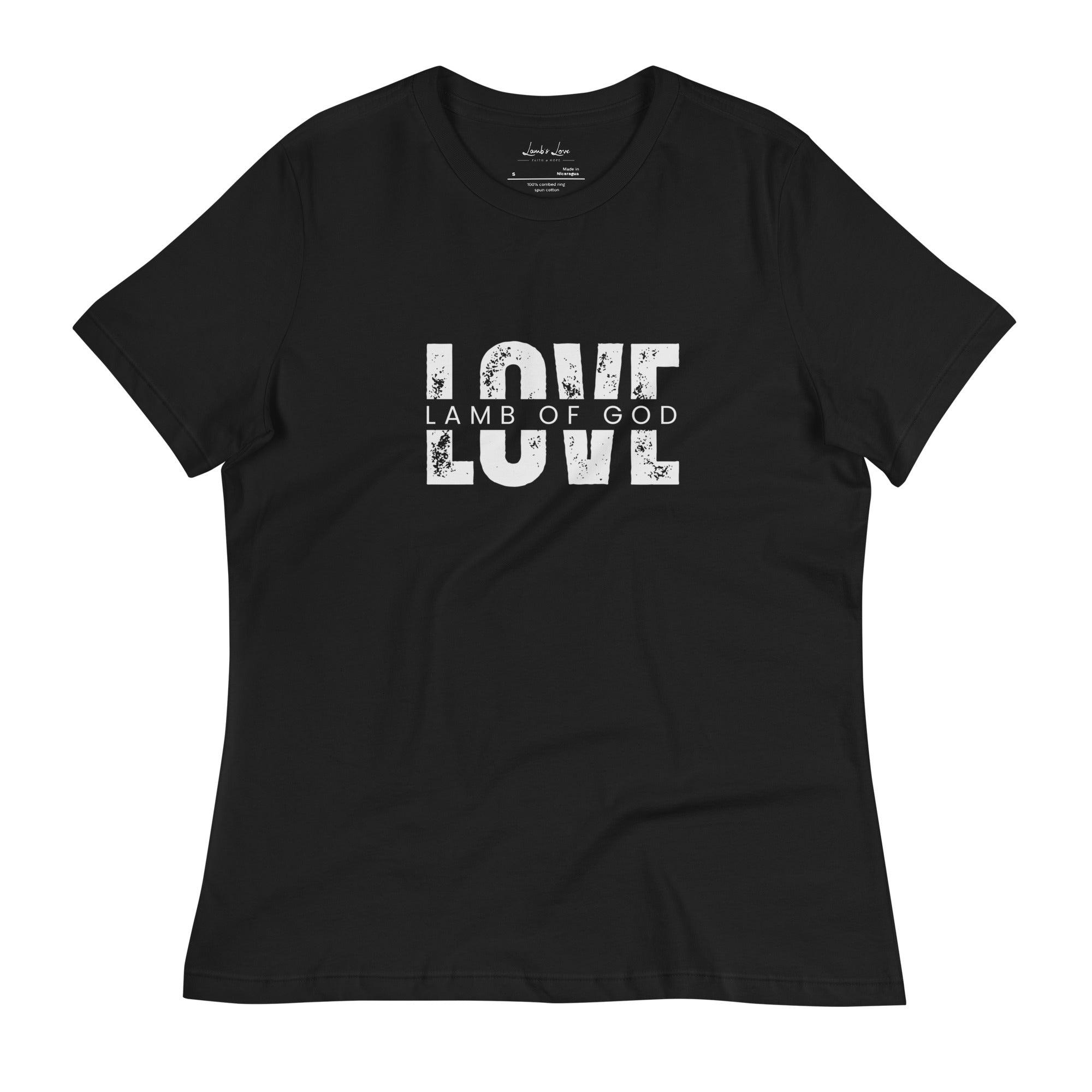 Love in Lamb of God, Women's T-Shirt - Lamb’s Love