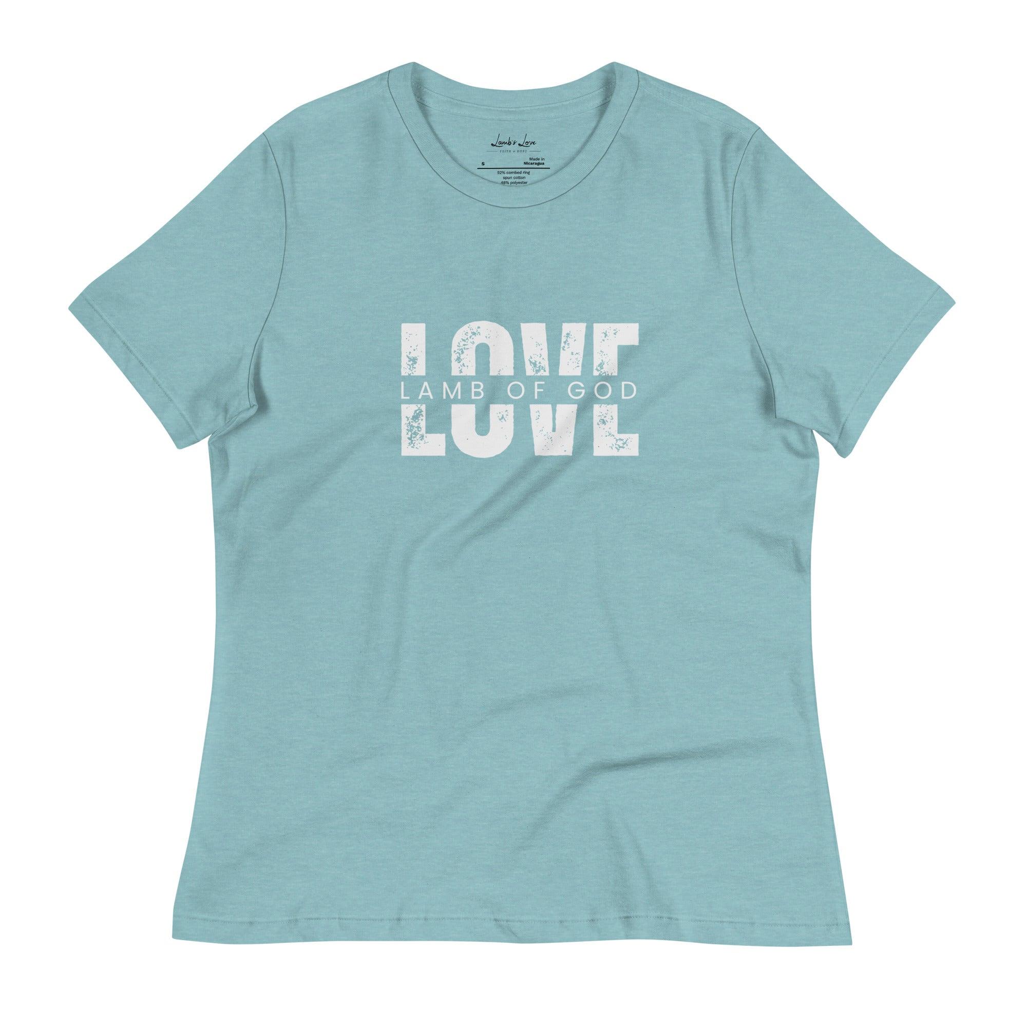 Love in Lamb of God, Women's T-Shirt - Lamb’s Love