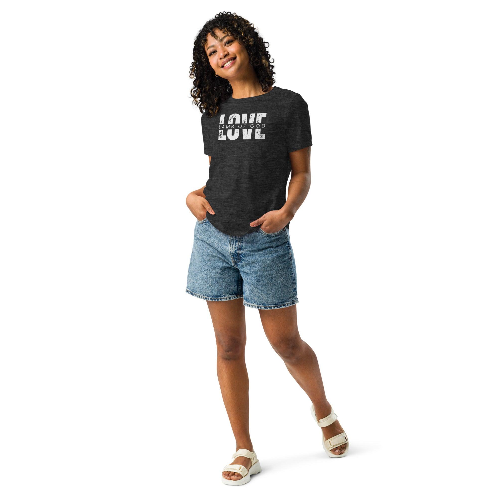 Love in Lamb of God, Women's T-Shirt - Lamb’s Love